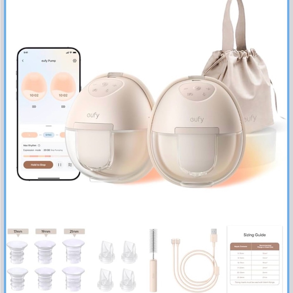 Eufy s1 Breast Pump Set with Accessories